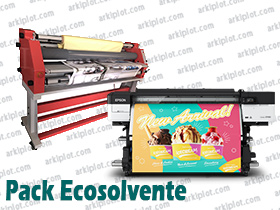 Pack Cartelería ecosolvente:Epson SC-S7100+ArkiLam 1700FJ