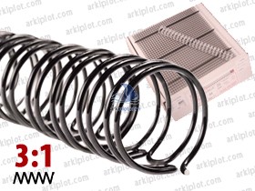 Espiral Wire-o 3:1 Ø7,9mm Blanco 250ud. (60hj)