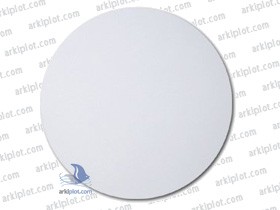 Alfombrilla ratón forma circular 21cm RF653 Producto en Blanco