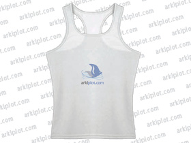 Camiseta 135 gr. Tirantes nadador mujer Blanco - Talla S