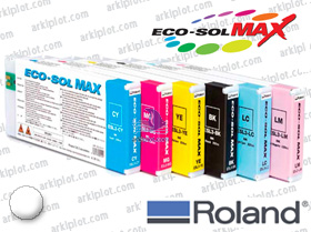 Roland EcoSol-Max blanco 440ml. Tinta Ecosolvente 