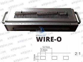 Peine WIRE-O 2:1 rectangular 3,5x5,5mm