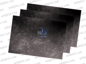 Guardas adhesivadas negra 31x62 (Álbum 30x30) 50ud