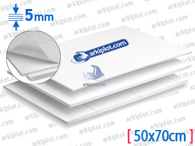Arkicopy Pluma 5mm Hoja 50x70cm (25 hojas)