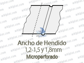 Hendidora-Micro perforadora Cyklos GPM 450E ancho 450mm 3 hendidos   1 microperforado