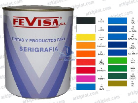 Fevigloss Tinta vinílica para PVC, acrílicos, ABS, poliéster, papel y cartón.