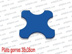 Plato QC 380x380mm para gorras y bolsillos Arkipress