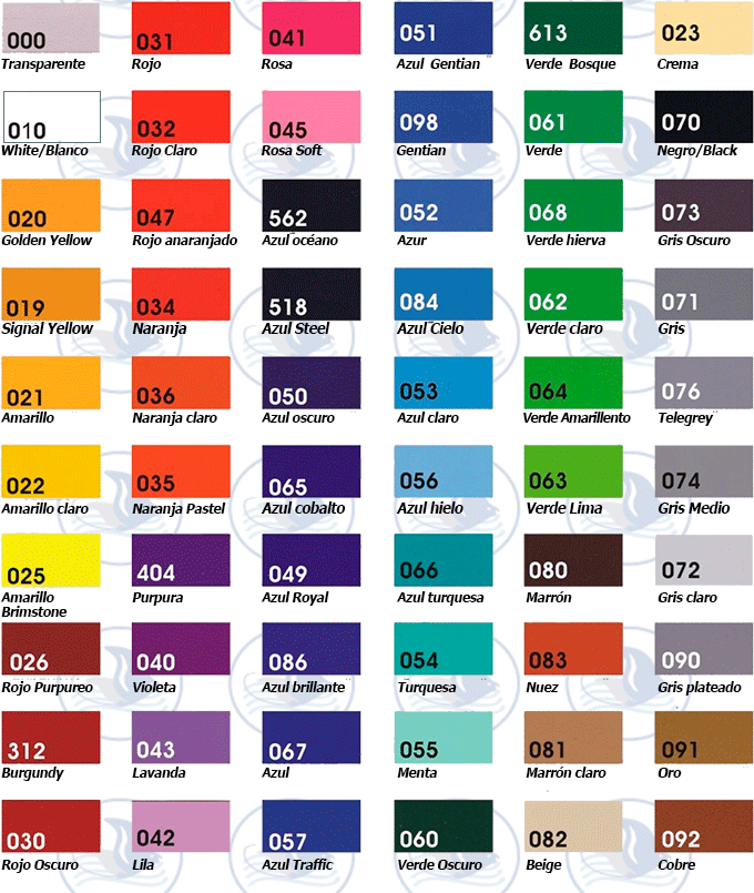 ORACAL® 641 - Carta colores